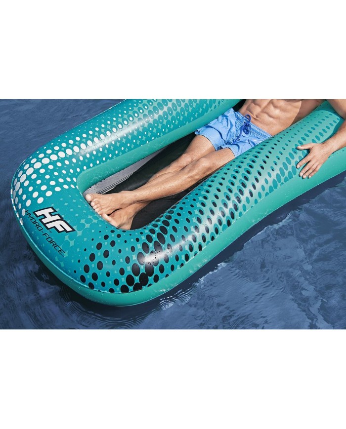 Bestway Poltrona Lettino Gonfiabile Hydro-Force 198x119 cm Spiaggia e Piscina 43540 Bestway Poltrona Lettino Gonfiabile Hydro-Force 198x119 cm Spiaggia e Piscina 43540