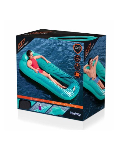 Bestway Poltrona Lettino Gonfiabile Hydro-Force 198x119 cm Spiaggia e Piscina 43540