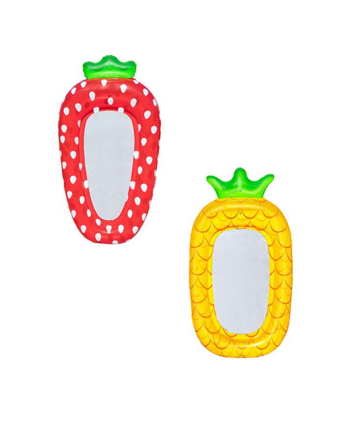Bestway Materassino Gonfiabile Frutta con Rete Colore Assortito 178x103/186x112 cm +6 Anni Spiaggia e Piscina 43644
