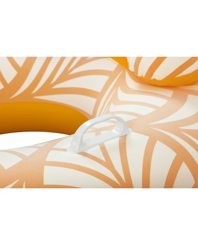 Bestway Poltrona Gonfiabile Confort Deluxe con Schienale e Maniglie 118x117 cm Spiaggia e Piscina 43643