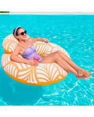 Bestway Poltrona Gonfiabile Confort Deluxe con Schienale e Maniglie 118x117 cm Spiaggia e Piscina 43643 Bestway Poltrona Gonfiabile Confort Deluxe con Schienale e Maniglie 118x117 cm Spiaggia e Piscina 43643