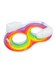 Bestway Materassino Gonfiabile Frutta con Rete Colore Assortito 178x103/186x112 cm +6 Anni Spiaggia e Piscina 43644