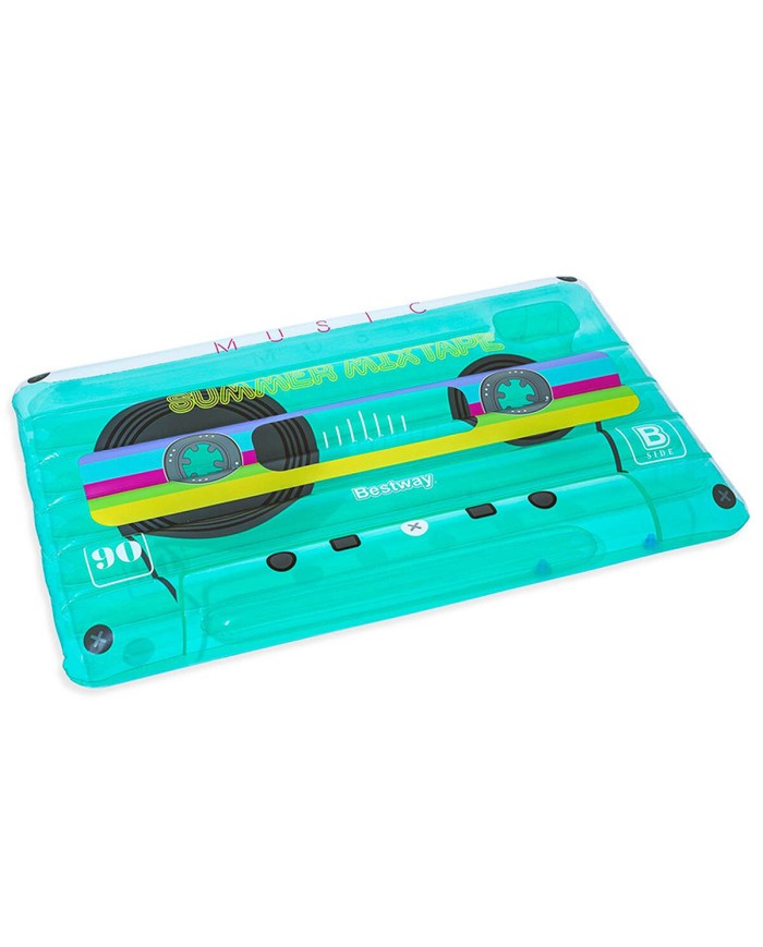 Bestway Materassino Gonfiabile Retro Cassetta 174x117 cm Spiaggia e Piscina 43649 Bestway Materassino Gonfiabile Retro Cassetta 174x117 cm Spiaggia e Piscina 43649