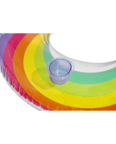 Bestway Ruota Gonfiabile con Maniglie e Schienale 186x116 cm Spiaggia e Piscina 43648