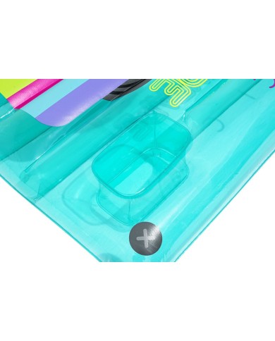 Bestway Materassino Gonfiabile Retro Cassetta 174x117 cm Spiaggia e Piscina 43649