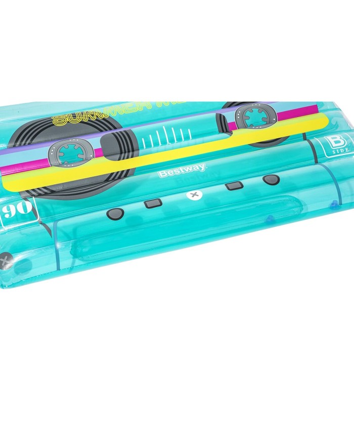 Bestway Materassino Gonfiabile Retro Cassetta 174x117 cm Spiaggia e Piscina 43649 Bestway Materassino Gonfiabile Retro Cassetta 174x117 cm Spiaggia e Piscina 43649