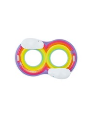 Bestway Ruota Gonfiabile con Maniglie e Schienale 186x116 cm Spiaggia e Piscina 43648 Bestway Ruota Gonfiabile con Maniglie e Schienale 186x116 cm Spiaggia e Piscina 43648