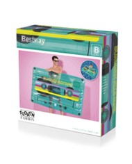 Bestway Materassino Gonfiabile Retro Cassetta 174x117 cm Spiaggia e Piscina 43649 Bestway Materassino Gonfiabile Retro Cassetta 174x117 cm Spiaggia e Piscina 43649