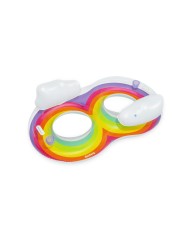 Bestway Ruota Gonfiabile con Maniglie e Schienale 186x116 cm Spiaggia e Piscina 43648 Bestway Ruota Gonfiabile con Maniglie e Schienale 186x116 cm Spiaggia e Piscina 43648