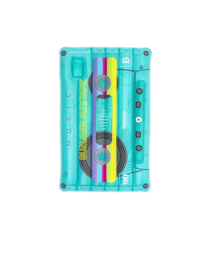 Bestway Materassino Gonfiabile Retro Cassetta 174x117 cm Spiaggia e Piscina 43649 Bestway Materassino Gonfiabile Retro Cassetta 174x117 cm Spiaggia e Piscina 43649