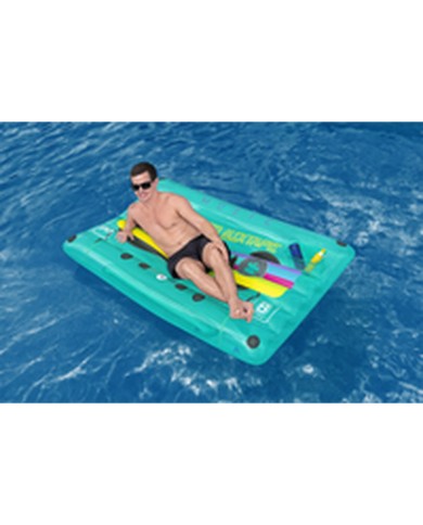 Bestway Materassino Gonfiabile Retro Cassetta 174x117 cm Spiaggia e Piscina 43649