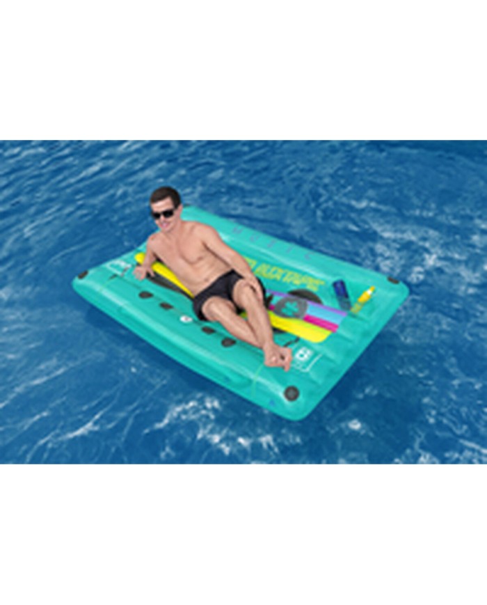 Bestway Materassino Gonfiabile Retro Cassetta 174x117 cm Spiaggia e Piscina 43649 Bestway Materassino Gonfiabile Retro Cassetta 174x117 cm Spiaggia e Piscina 43649