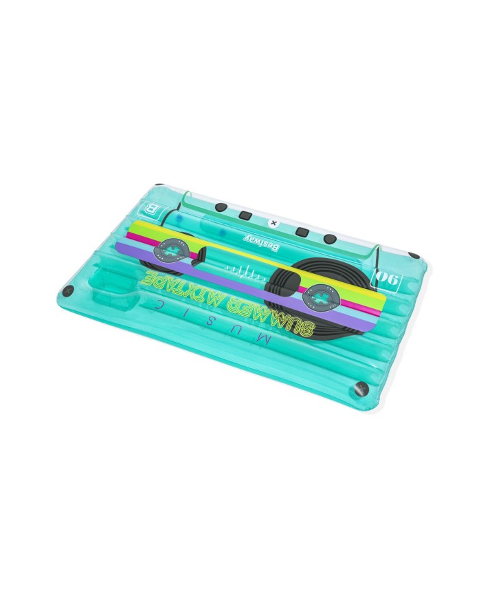 Bestway Materassino Gonfiabile Retro Cassetta 174x117 cm Spiaggia e Piscina 43649 Bestway Materassino Gonfiabile Retro Cassetta 174x117 cm Spiaggia e Piscina 43649