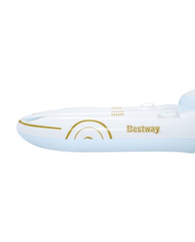 Bestway Materassino Gonfiabile Crociera con Schienale e Maniglie 228x108 cm Spiaggia e Piscina 43651