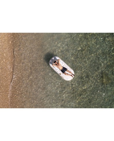 Bestway Materassino Gonfiabile Crociera con Schienale e Maniglie 228x108 cm Spiaggia e Piscina 43651