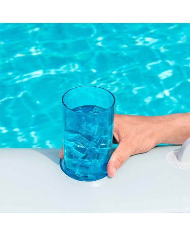 Bestway Materassino Gonfiabile Crociera con Schienale e Maniglie 228x108 cm Spiaggia e Piscina 43651