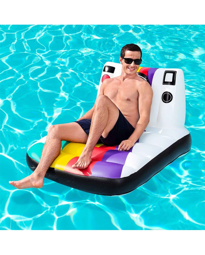 Bestway Poltrona Gonfiabile Fotocamera 127x102 cm Spiaggia e Piscina 43656 Bestway Poltrona Gonfiabile Fotocamera 127x102 cm Spiaggia e Piscina 43656