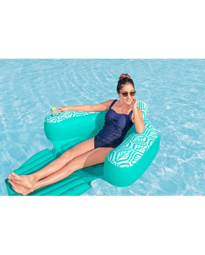Poltrona da Piscina Gonfiabile Bestway Comfort Plush 145 x 120 cm Poltrona da Piscina Gonfiabile Bestway Comfort Plush 145 x 120 cm