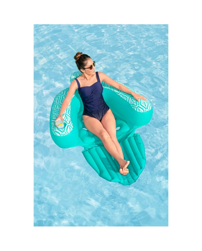 Poltrona da Piscina Gonfiabile Bestway Comfort Plush 145 x 120 cm Poltrona da Piscina Gonfiabile Bestway Comfort Plush 145 x 120 cm