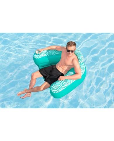 Poltrona da Piscina Gonfiabile Bestway Comfort Plush 145 x 120 cm