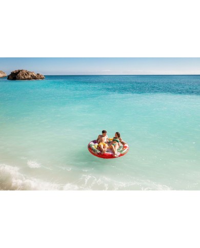 Bestway Isola Galleggiante Gonfiabile con Corda Passione Frutta D188cm Spiaggia e Piscina 43720