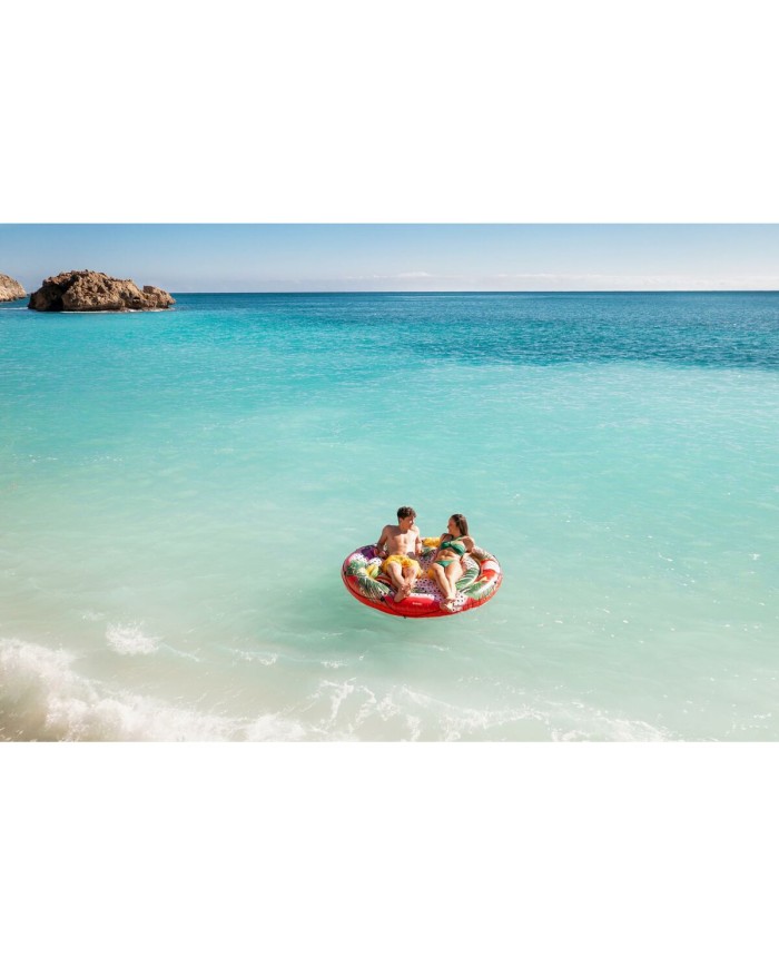 Bestway Isola Galleggiante Gonfiabile con Corda Passione Frutta D188cm Spiaggia e Piscina 43720