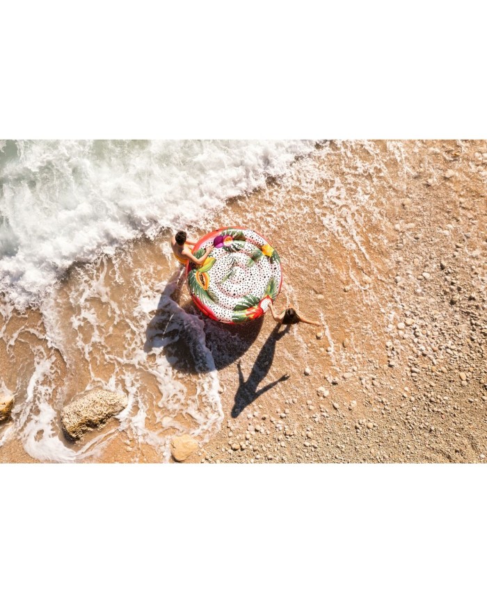 Bestway Isola Galleggiante Gonfiabile con Corda Passione Frutta D188cm Spiaggia e Piscina 43720