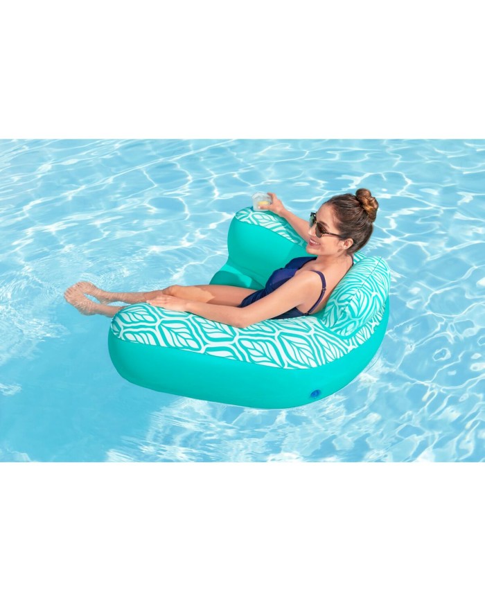 Poltrona da Piscina Gonfiabile Bestway Comfort Plush 145 x 120 cm Poltrona da Piscina Gonfiabile Bestway Comfort Plush 145 x 120 cm