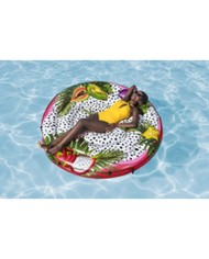 Bestway Isola Galleggiante Gonfiabile con Corda Passione Frutta D188cm Spiaggia e Piscina 43720