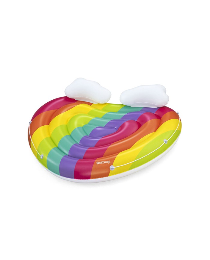 Bestway Isola Galleggiante Gonfiabile Arcobaleno 175x163 cm Spiaggia e Piscina 43722 Bestway Isola Galleggiante Gonfiabile Arcobaleno 175x163 cm Spiaggia e Piscina 43722