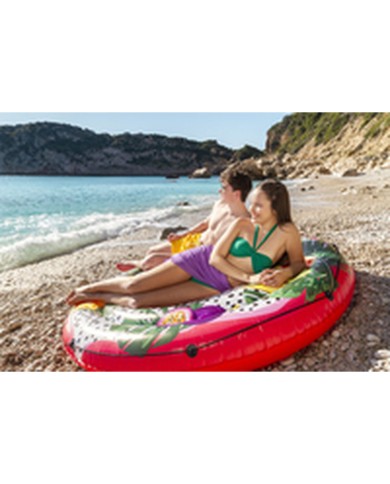 Bestway Isola Galleggiante Gonfiabile con Corda Passione Frutta D188cm Spiaggia e Piscina 43720
