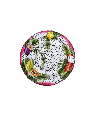 Bestway Isola Galleggiante Gonfiabile con Corda Passione Frutta D188cm Spiaggia e Piscina 43720