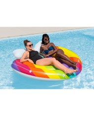 Bestway Isola Galleggiante Gonfiabile Arcobaleno 175x163 cm Spiaggia e Piscina 43722 Bestway Isola Galleggiante Gonfiabile Arcobaleno 175x163 cm Spiaggia e Piscina 43722