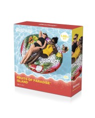 Bestway Isola Galleggiante Gonfiabile con Corda Passione Frutta D188cm Spiaggia e Piscina 43720