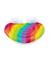 Bestway Isola Galleggiante Gonfiabile Arcobaleno 175x163 cm Spiaggia e Piscina 43722 Bestway Isola Galleggiante Gonfiabile Arcobaleno 175x163 cm Spiaggia e Piscina 43722