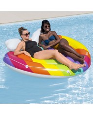 Bestway Isola Galleggiante Gonfiabile Arcobaleno 175x163 cm Spiaggia e Piscina 43722 Bestway Isola Galleggiante Gonfiabile Arcobaleno 175x163 cm Spiaggia e Piscina 43722