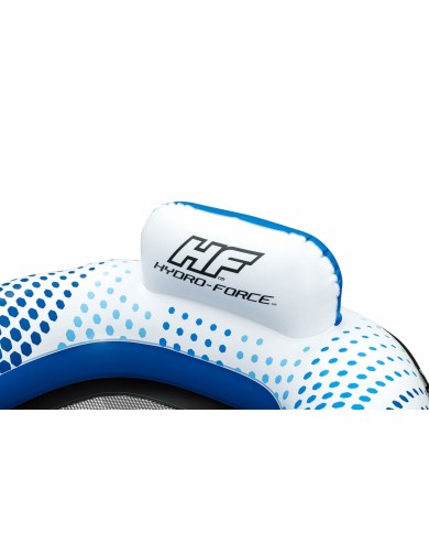 Bestway Gommone Gonfiabile con Manici Rapid Rider con Refrigeratore 165x148 cm Spiaggia e Piscina 43726