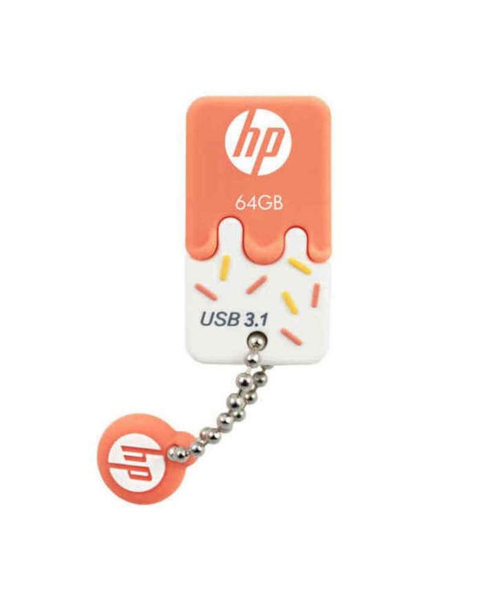Memoria USB HP HPFD778O-64 Arancio 64 GB 75 MB/s (1 Unità)