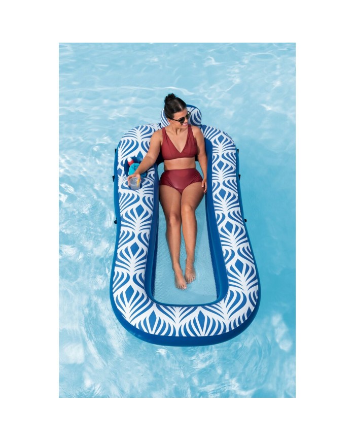 Bestway Materassino Gonfiabile con Parasole Comfort Plush 198x112 cm Spiaggia e Piscina 43732 Bestway Materassino Gonfiabile con Parasole Comfort Plush 198x112 cm Spiaggia e Piscina 43732