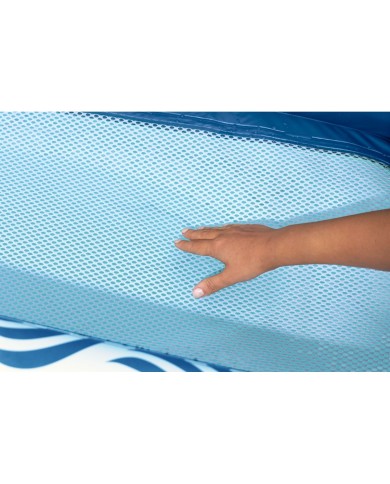 Bestway Materassino Gonfiabile con Parasole Comfort Plush 198x112 cm Spiaggia e Piscina 43732