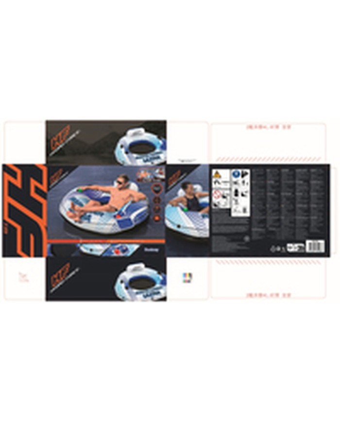 Bestway Gommone Gonfiabile con Manici Rapid Rider con Refrigeratore 165x148 cm Spiaggia e Piscina 43726 Bestway Gommone Gonfiabile con Manici Rapid Rider con Refrigeratore 165x148 cm Spiaggia e Piscina 43726