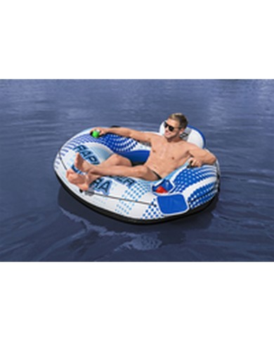 Bestway Gommone Gonfiabile con Manici Rapid Rider con Refrigeratore 165x148 cm Spiaggia e Piscina 43726
