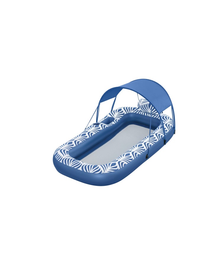 Bestway Materassino Gonfiabile con Parasole Comfort Plush 198x112 cm Spiaggia e Piscina 43732 Bestway Materassino Gonfiabile con Parasole Comfort Plush 198x112 cm Spiaggia e Piscina 43732