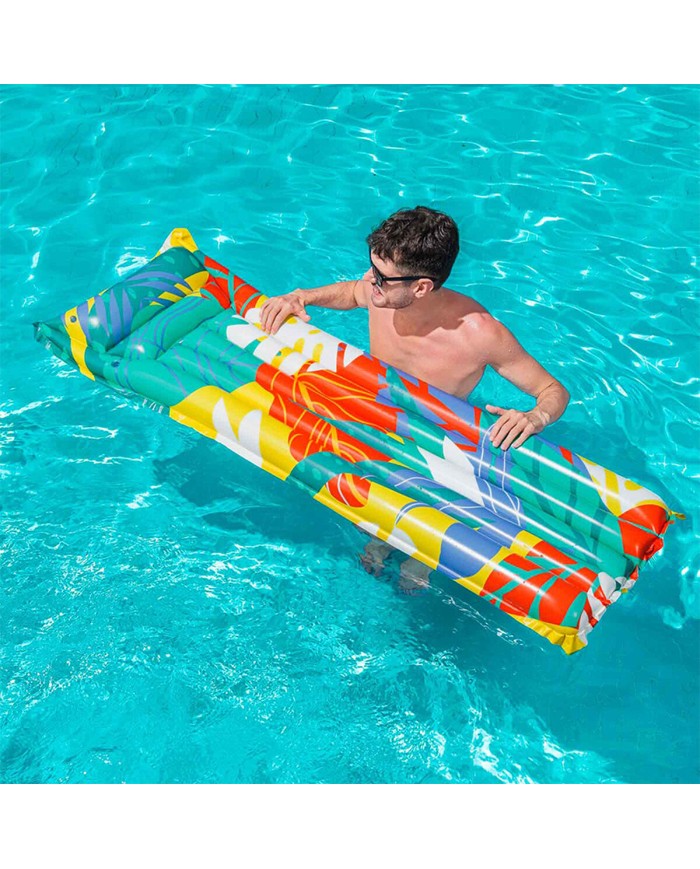 Bestway Materassino Gonfiabile Fashion Color Assortito 183x69 cm Spiaggia e Piscina 44033 Bestway Materassino Gonfiabile Fashion Color Assortito 183x69 cm Spiaggia e Piscina 44033
