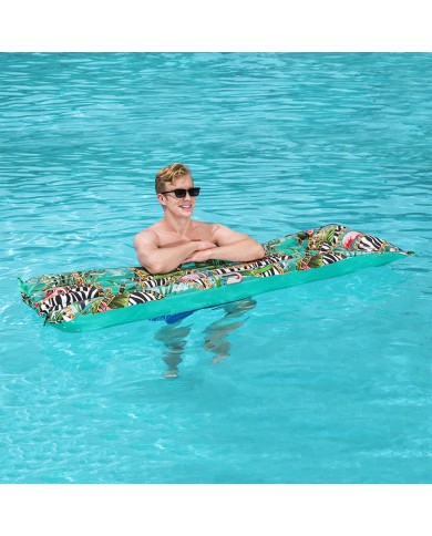Bestway Materasso Gonfiabile Fantasia Floreale 183x69 cm Spiaggia e Piscina 44083