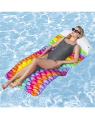 Bestway Materassino Gonfiabile Arcobaleno 216x80 cm Spiaggia e Piscina 44107 Bestway Materassino Gonfiabile Arcobaleno 216x80 cm Spiaggia e Piscina 44107