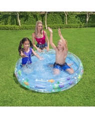 Bestway Piscina Gonfiabile Infantile 3 Anelli Trasparente 152x30 cm Vita Marina +2 Anni Giardino 51004 Bestway Piscina Gonfiabile Infantile 3 Anelli Trasparente 152x30 cm Vita Marina +2 Anni Giardino 51004