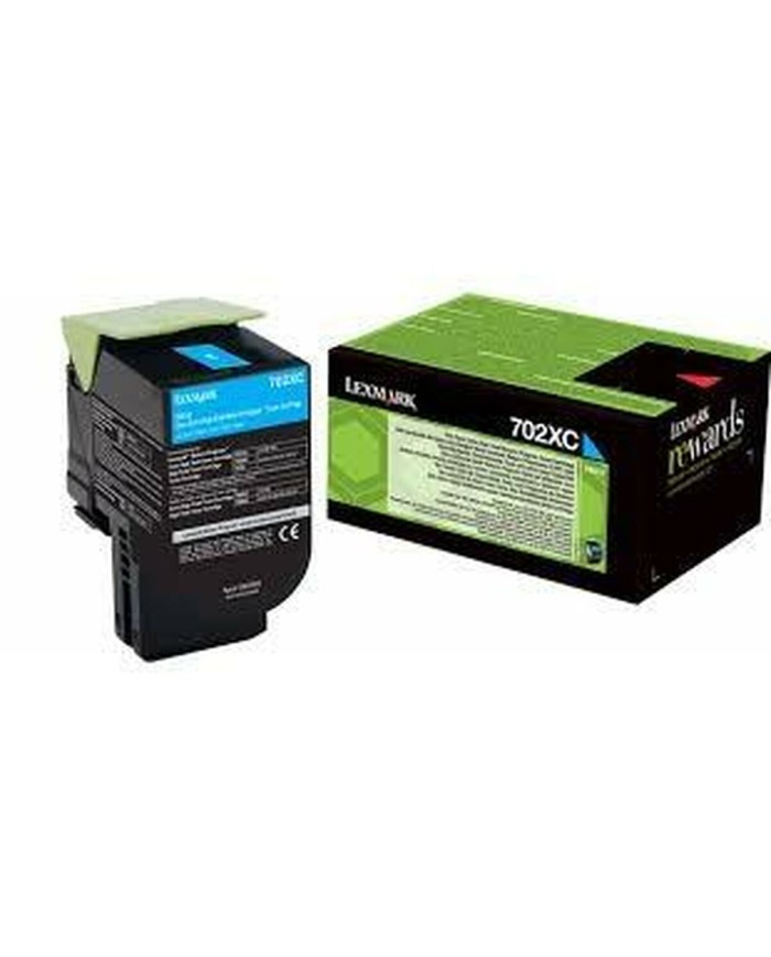 Toner Lexmark 702XC R Ciano