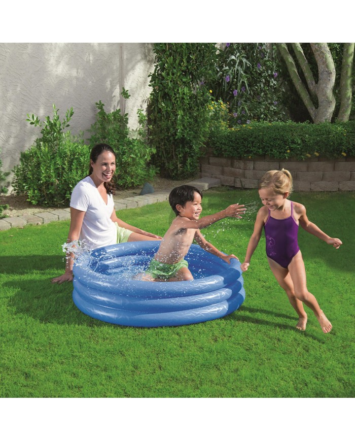 Bestway Piscina Gonfiabile Bambini 3 Anelli Eco Colori Assortiti 102x25 cm +2 Anni Giardino 51024 Bestway Piscina Gonfiabile Bambini 3 Anelli Eco Colori Assortiti 102x25 cm +2 Anni Giardino 51024