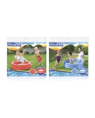 Bestway Piscina Gonfiabile Bambini 3 Anelli Eco Colori Assortiti 102x25 cm +2 Anni Giardino 51024 Bestway Piscina Gonfiabile Bambini 3 Anelli Eco Colori Assortiti 102x25 cm +2 Anni Giardino 51024